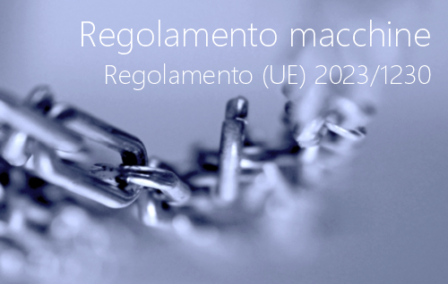 Regolamento  UE  2023 1230 macchine