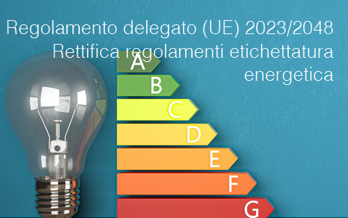 Regolamento delegato  UE  2023 2048