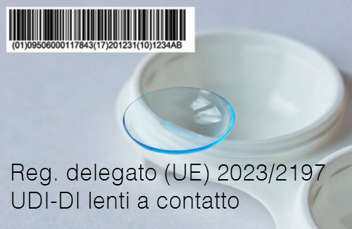 Regolamento delegato  UE  2023 2197   UDI DI lenti a contatto