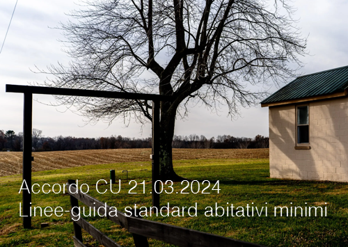 Accordo CU 21 03 2024   Linee guida standard abitativi minimi