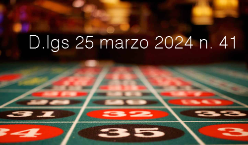 Decreto Legislativo 25 marzo 2024 n  41