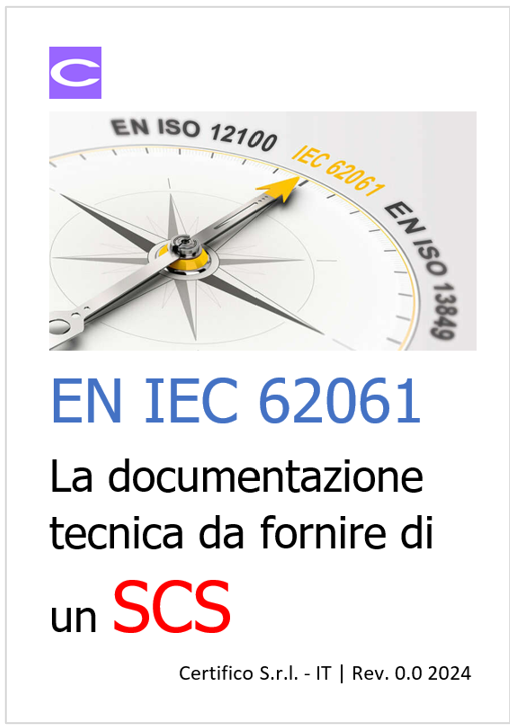 EN IEC 62061 la documentazione tecnica di un SCS da fornire