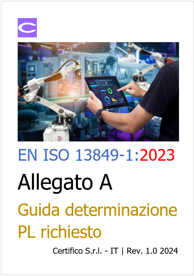 EN ISO 13849 1 2023 Allegato A   Guida determinazione PLr    2024