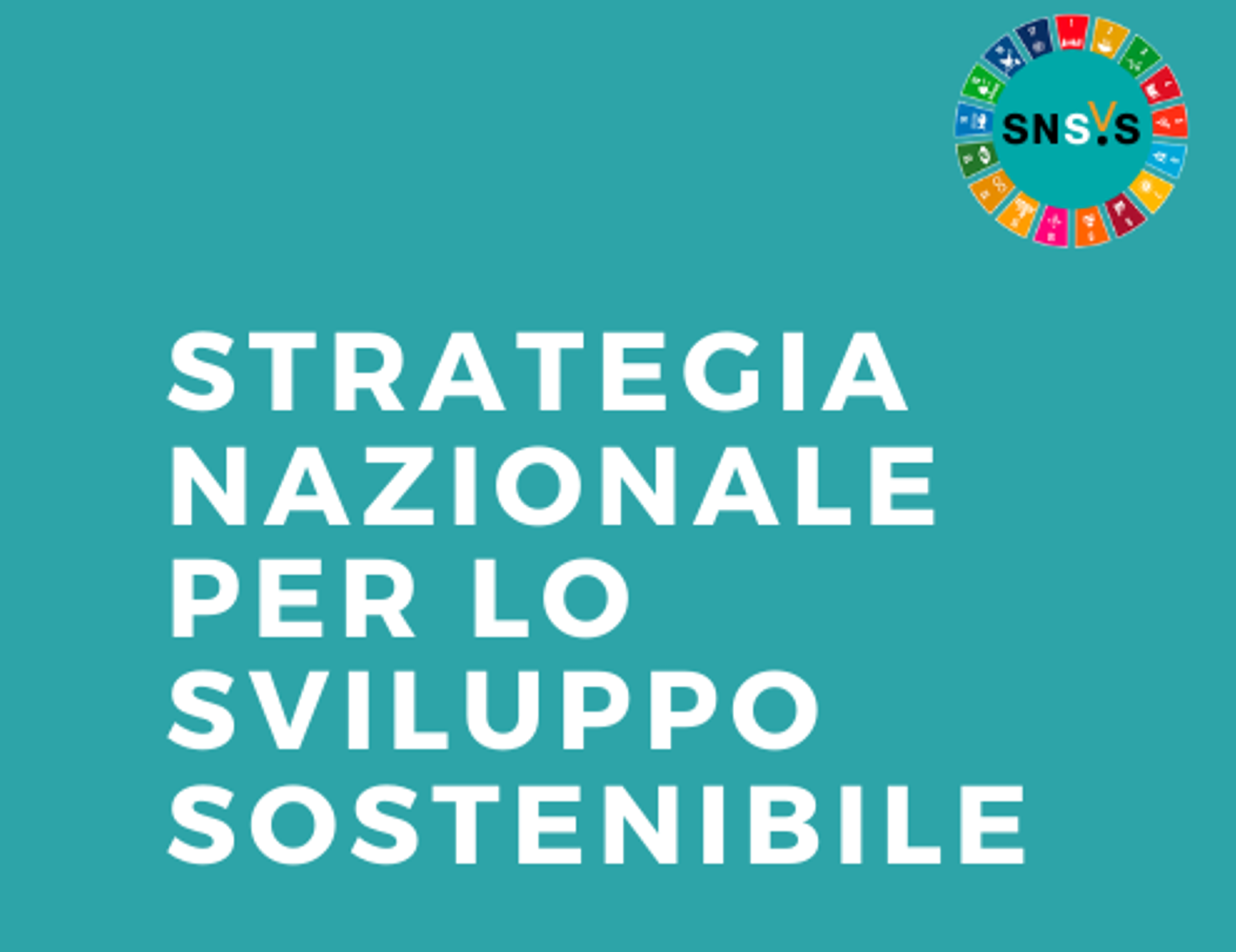 Strategia Nazionale per lo Sviluppo Sostenibile