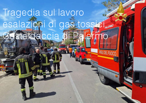 Tragedia sul lavoro per esalazioni di gas tossici a Casteldaccia di Palermo
