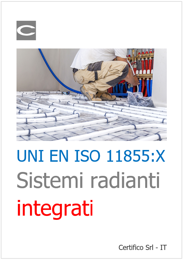 UNI EN ISO 11855 X Sistemi radianti integrati