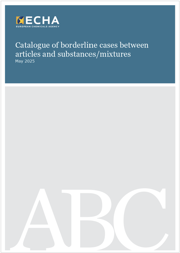 Catalogue of borderline cases between articles and substances mixtures   May 2025