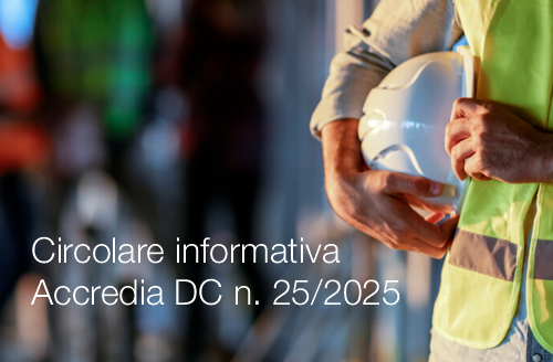 Circolare informativa Accredia DC n  25 2025