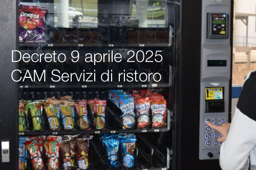Decreto 9 aprile 2025 CAM Servizi di ristoro