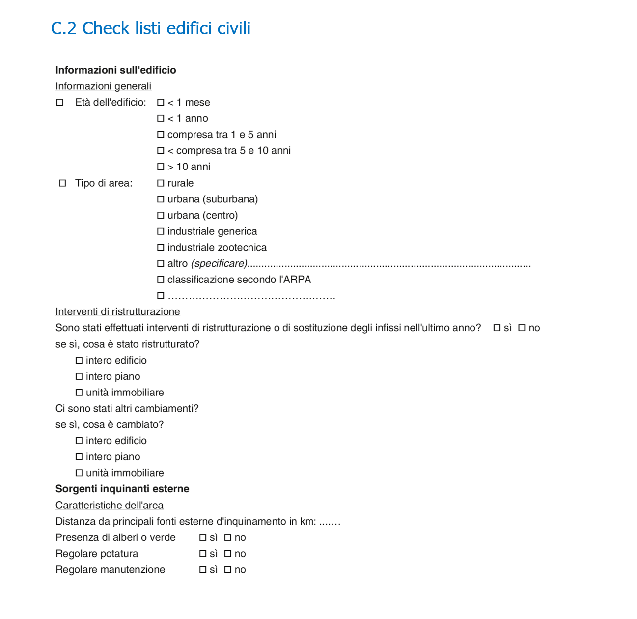 Qualit  aria indoor   Valori guida e Check list   UNI 11976 2025   Fig  2