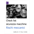 Check List Sicurezza macchine Rischi meccanici (P. 2)