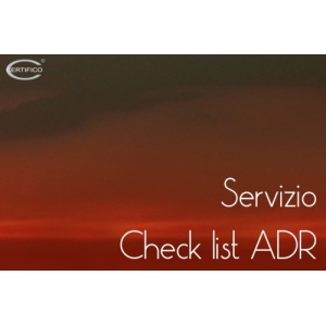 Servizio compilazione Check list ADR