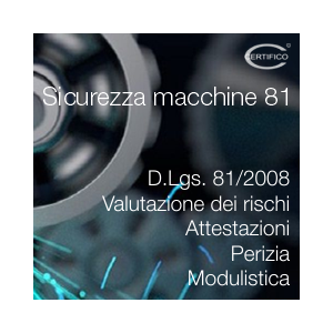 Sicurezza macchine 81