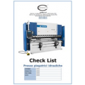 Check list presse piegatrici idrauliche