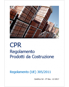 CPR Regolamento (UE) 305/2011