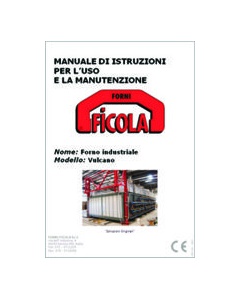 Modello manuale forno industriale