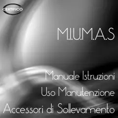 Promo 50% sul nuovo Prodotto MIUM - AS Manualistica Accessori di Sollevamento