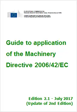 Official Machine Directive Guide Guida Direttiva macchine 2006/42/CE - Ed. 2017 EN