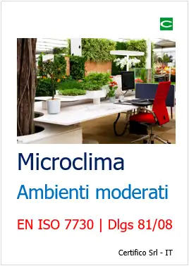 Microclima mmbienti moderati EN ISO 7730 Microclima mmbienti moderati EN ISO 7730