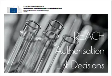 REACH Authorisation List REACH Authorisation List