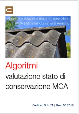 Algoritmi valutazione stato conservazione MCA 00