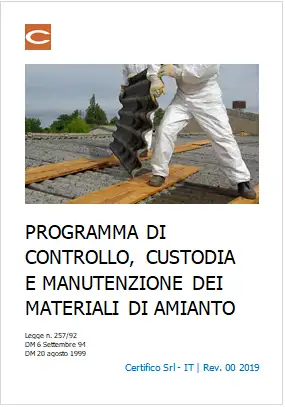 Programma controllo custodia manutenzione MCA Programma controllo custodia manutenzione MCA