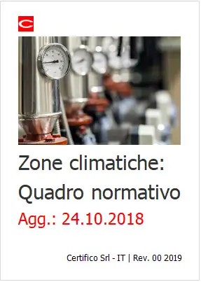 Zone climatiche Quadro normativo Zone climatiche Quadro normativo
