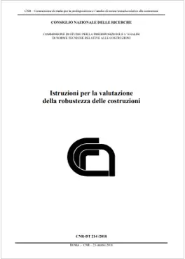 Istruzioni valutazione robustezza costruzioni Istruzioni valutazione robustezza costruzioni