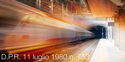 D P R  11 luglio 1980 n  753