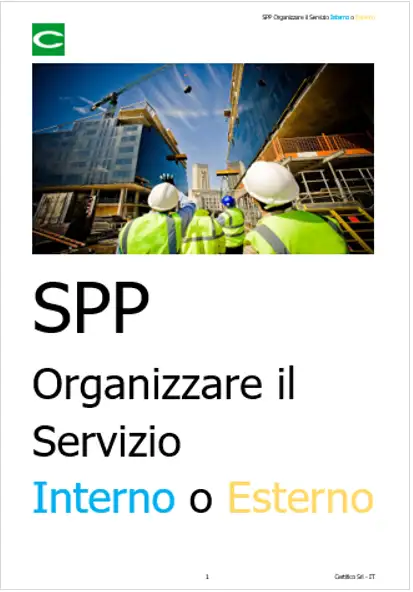 Organizzare il SPP Organizzare il SPP