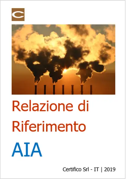 Relazione di riferimento AIA Relazione di riferimento AIA