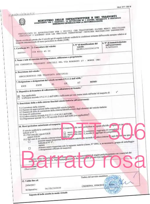 DTT 306 Barrato rosa DTT 306 Barrato rosa