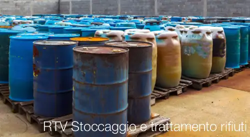 RTV Stoccaggio e trattamento rifiuti RTV Stoccaggio e trattamento rifiuti
