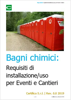 Bagni chimici eventi e cantieri Bagni chimici eventi e cantieri