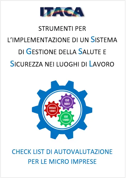 Check list autovalutazione SGSL Micrimprese Check list autovalutazione SGSL Micrimprese
