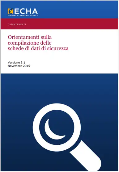 Orientamenti scheda sicurezza 3 1 2015 Orientamenti scheda sicurezza 3 1 2015