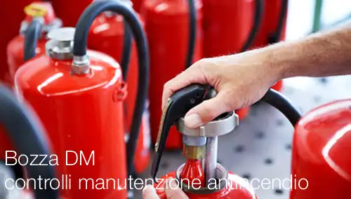 Bozza DM controlli manutenzione antincendio