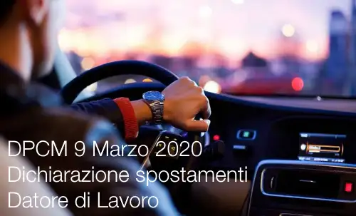 DPCM 9 Marzo 2020 dichiarazione DL DPCM 9 Marzo 2020 dichiarazione DL