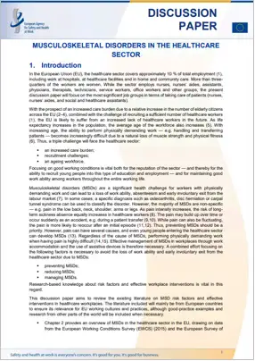 EU OSHA Discussion paper EU OSHA Discussion paper