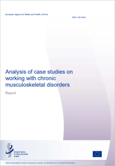 Analysis case studies chronic MSDs