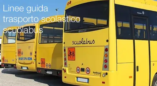 Linee guida per il trasporto scolastico dedicato Linee guida per il trasporto scolastico dedicato