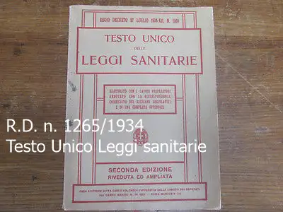 RD 27 luglio 1934 n  1265