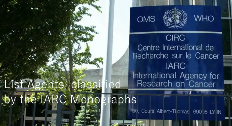 List Agents classified by the IARC Monographs List Agents classified by the IARC Monographs