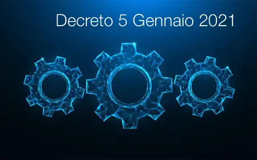 Decreto 5 Gennaio 2021