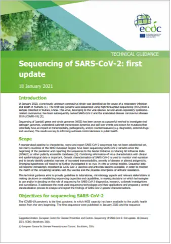 Sequencing of SARS CoV 2