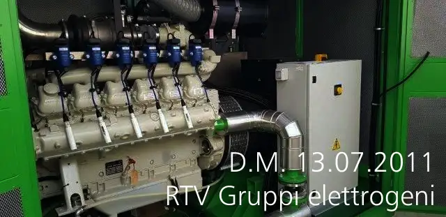D M 13 07 2011 RTV Gruppi elettrogeni D M 13 07 2011 RTV Gruppi elettrogeni
