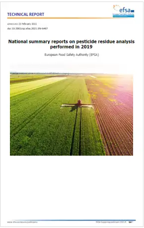 Report EFSA 2019 Pesticide