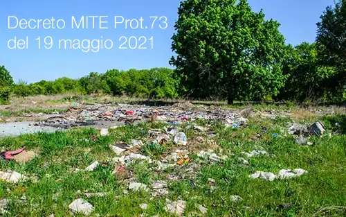 Decreto MITE Prot 73 del 19 maggio 2021 Decreto MITE Prot 73 del 19 maggio 2021
