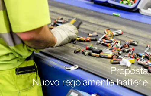 Proposta nuovo regolamento batterie e rifiuti di batterie Proposta nuovo regolamento batterie e rifiuti di batterie