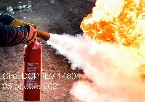 Circolare DCPREV 14804 del 06 ottobre 2021
